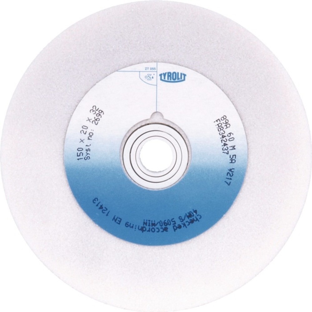 Produktabbildung: TYROLIT Schleifbockscheibe, Durchmesser 175xB25x32mm 60