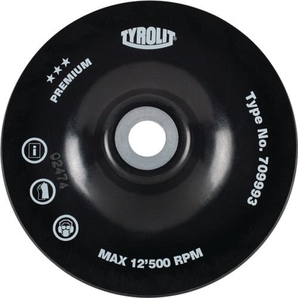 Produktabbildung: TYROLIT Stützteller Fiberscheiben PAD UNI D.125mm M14 hart