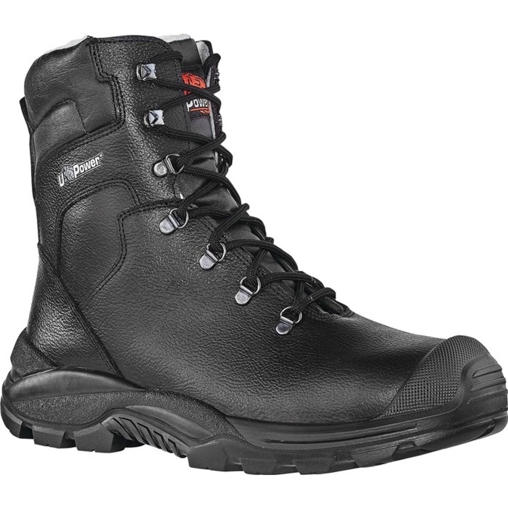 Produktabbildung: U.POWER Sicherheitswinterstiefel KLEVER UK, S3 CI SRC, Größe 45 schwarz, Leder