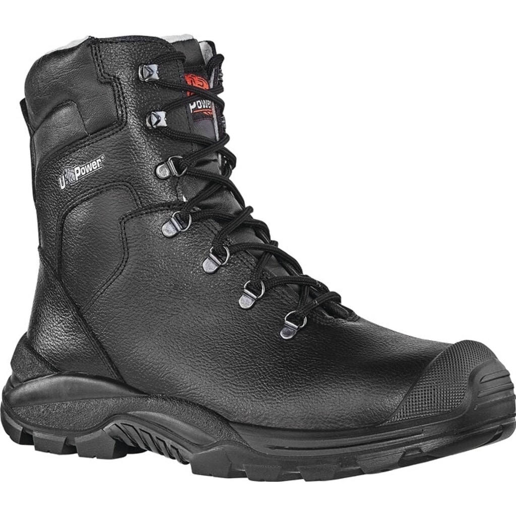 Produktabbildung: U.POWER Sicherheitswinterstiefel KLEVER UK, S3 CI SRC, Größe 43 schwarz, Leder