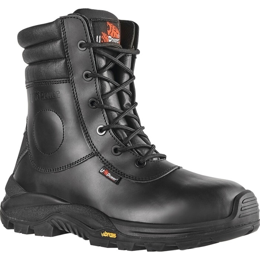 U.POWER Sicherheitswinterstiefel LEOPARD, S3 HRO CI SRC EN ISO 20345, Größe 42 schwarz, Glattleder Produktabbildung: U.POWER Sicherheitswinterstiefel LEOPARD, S3 HRO CI SRC EN ISO 20345, Größe 42 schwarz, Glattleder
