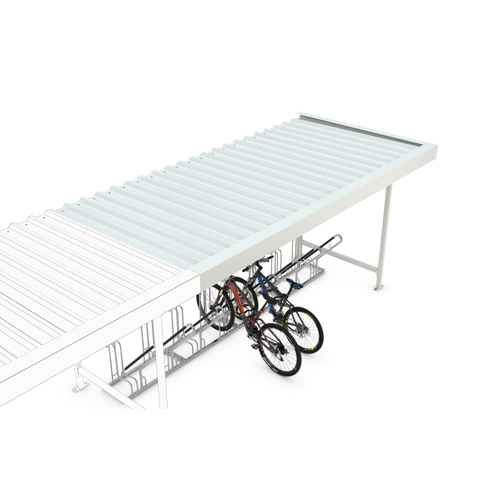 Produktabbildung Nr. 2: Überdachung VARIO, 1-seitig, AF, HxBxT 2.350 x 4.300 x 2.200 mm
