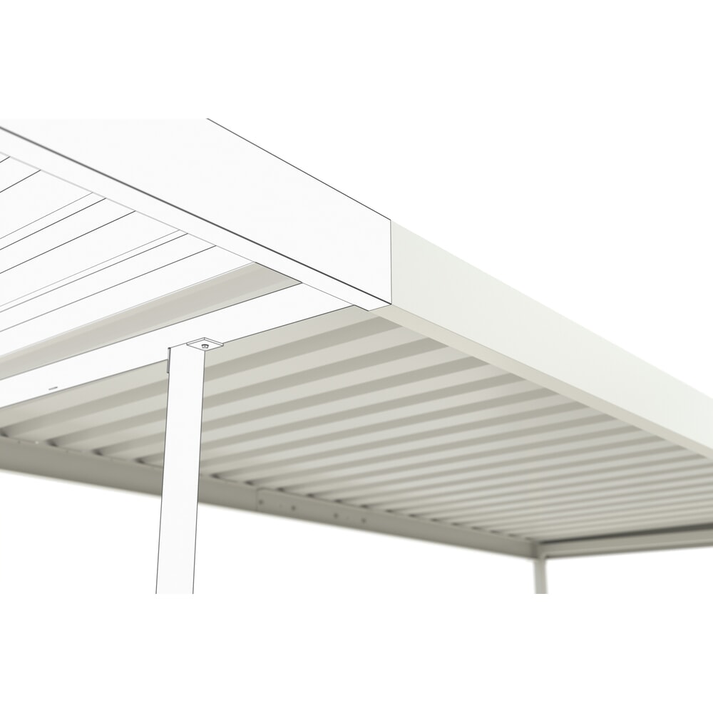 Produktabbildung Nr. 4: Überdachung VARIO, 1-seitig, AF, HxBxT 2.350 x 4.300 x 2.200 mm