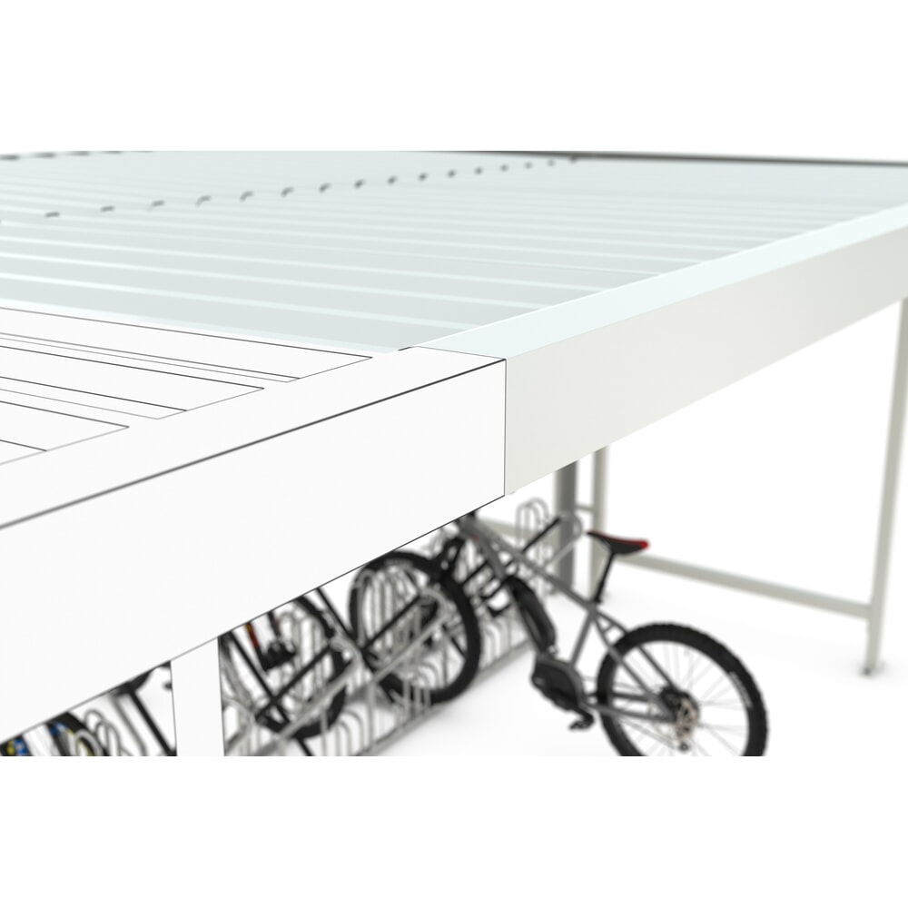 Produktabbildung Nr. 4: Überdachung VARIO, 2-seitig, AF, HxBxT 2.350 x 4.300 x 4.400 mm