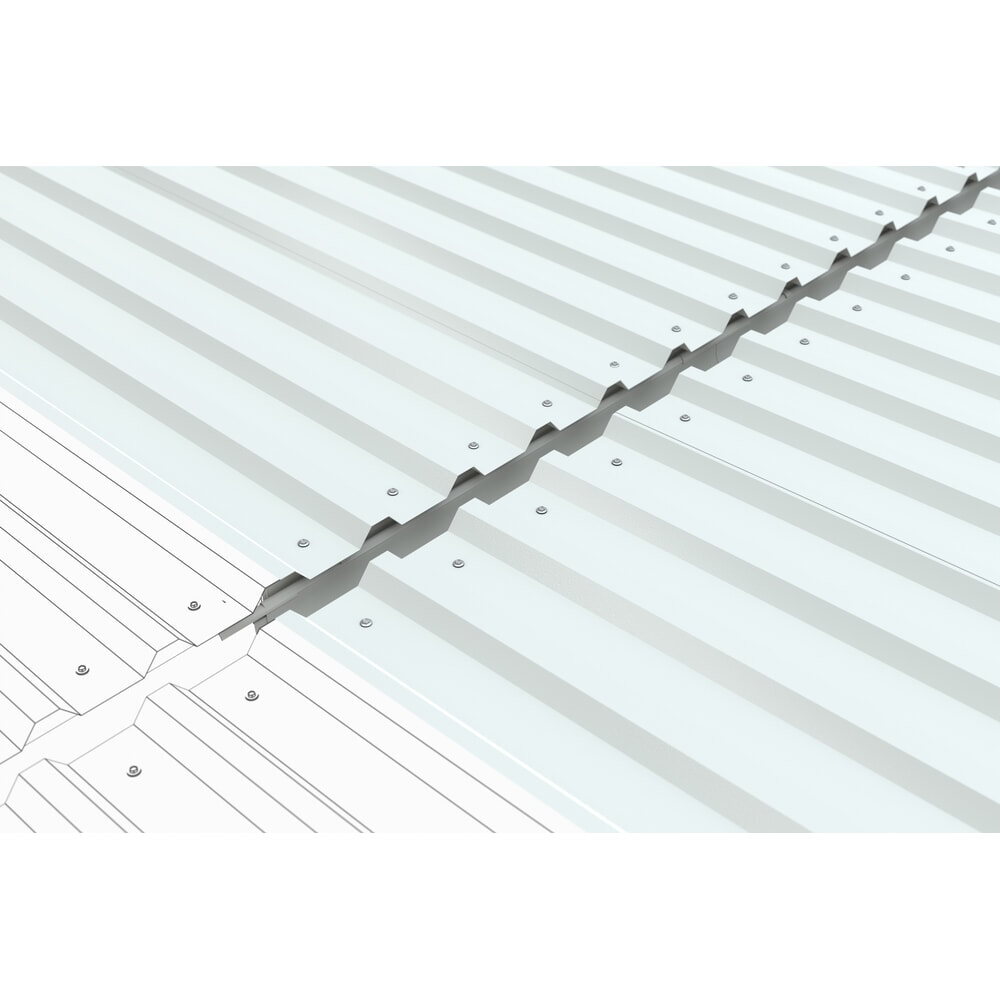 Produktabbildung Nr. 6: Überdachung VARIO, 2-seitig, AF, HxBxT 2.350 x 4.300 x 4.400 mm
