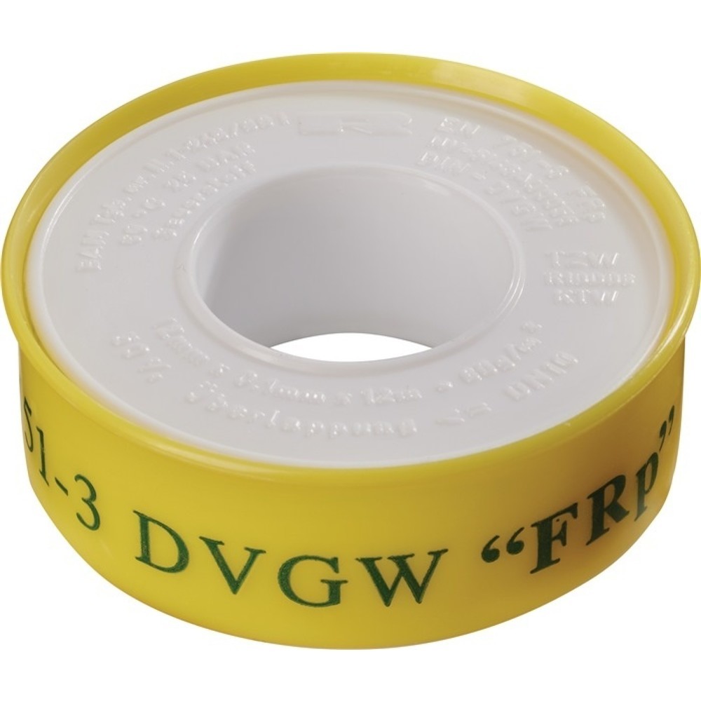 Produktabbildung: ULITH PTFE Dichtband FRp L12m B12mm D0,1mm 60g/m² Rl