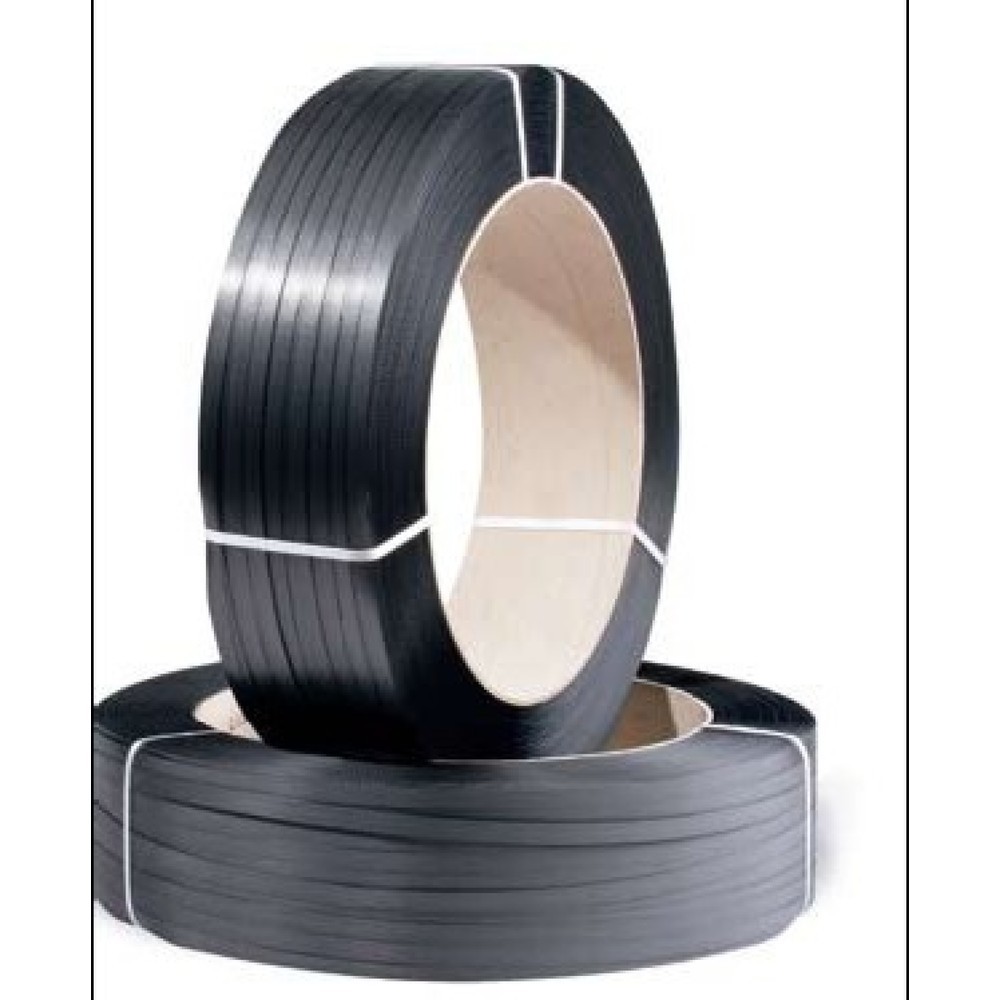 Produktabbildung: Umreifungsband aus PP, 12 mm x 3.000 lfm., Kern-Ø 200 mm, Reißfestigkeit: 134kp, weiß