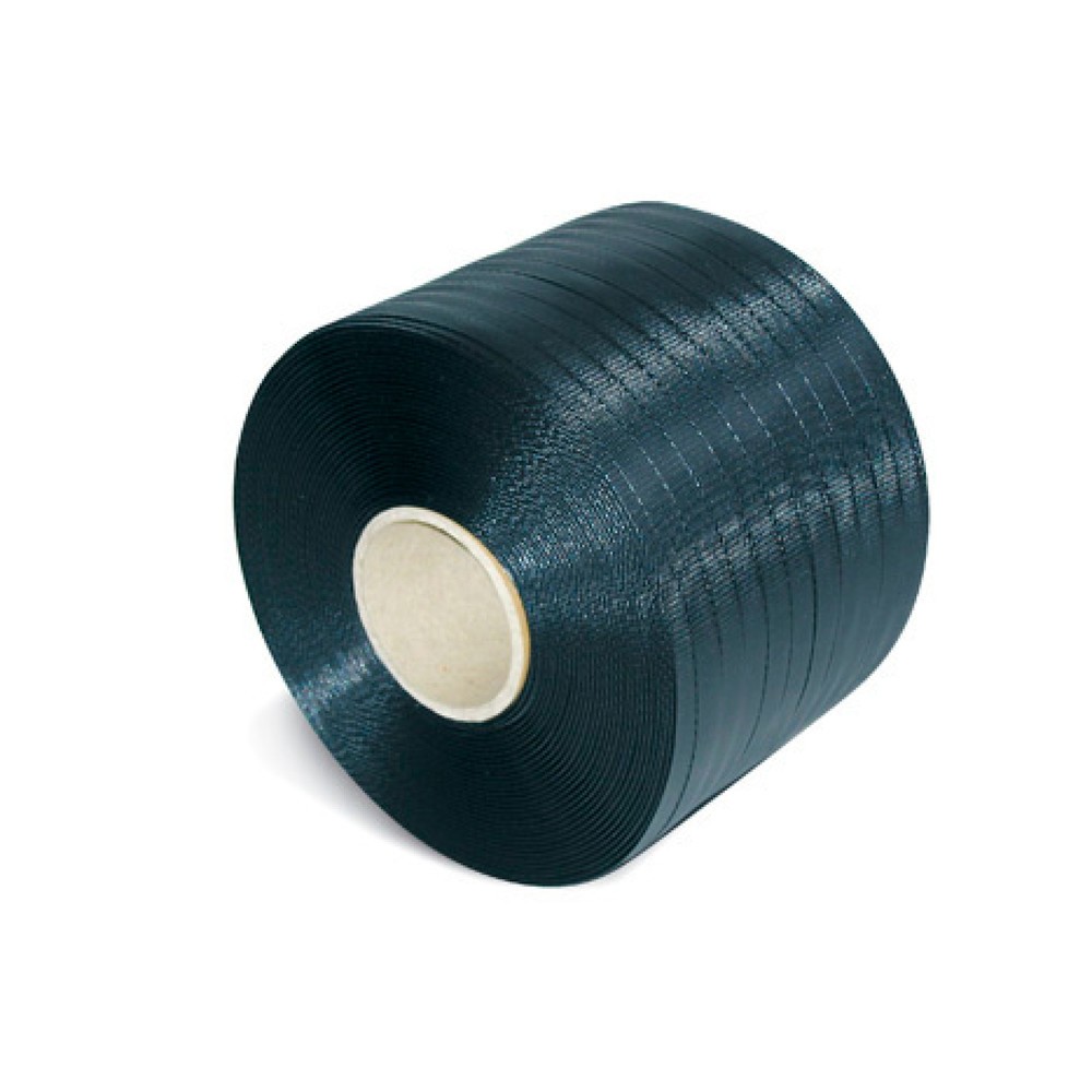 Produktabbildung: Umreifungsband aus PP, Kleinrolle, 12,7 mm  x 600 lfm., Kern-Ø 65 mm, Stärke 0,65 mm, schwarz