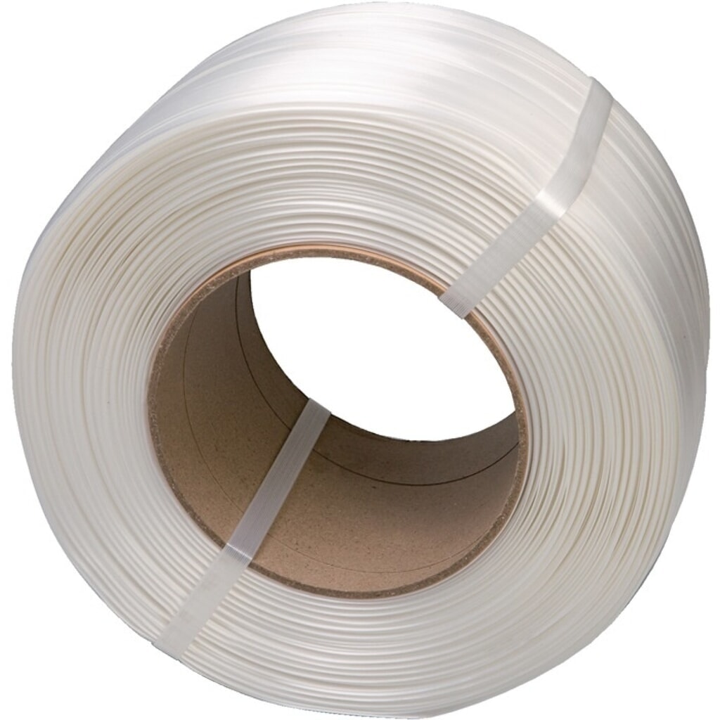 Umreifungsband, Lauflänge 1100 m, B13 mmxS0,9 mm, Komposit Produktabbildung: Umreifungsband, Lauflänge 1100 m, B13 mmxS0,9 mm, Komposit
