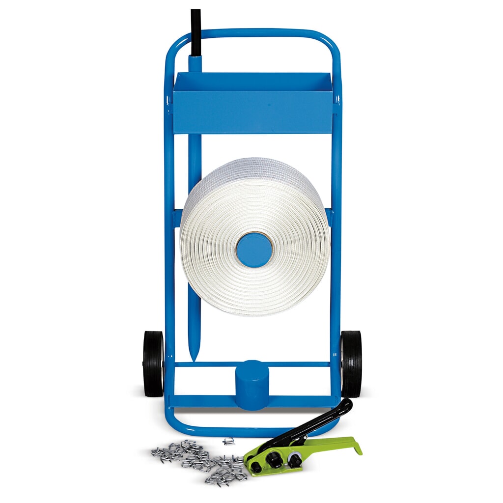 Umreifungsset Komfort für PET-Band, für Bandbreite 13mm Produktabbildung: Umreifungsset Komfort für PET-Band, für Bandbreite 13mm