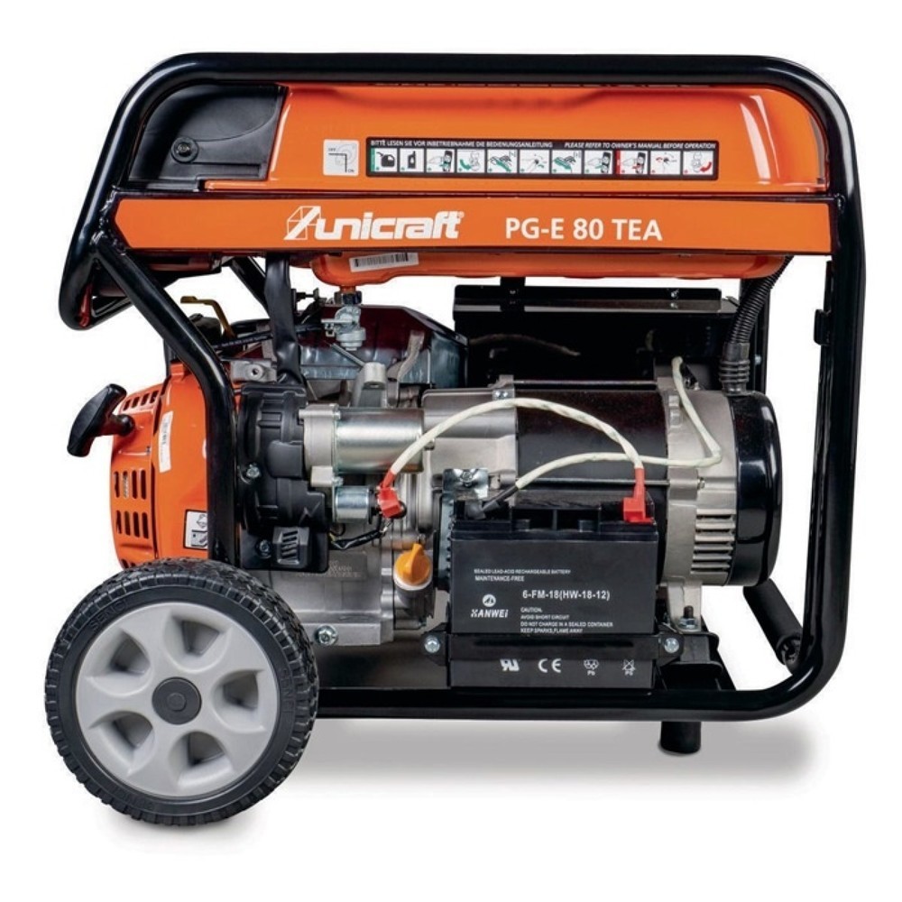 Produktabbildung Nr. 3: UNICRAFT Stromerzeuger PG-E 80 TEA, Benzin, 6,5 kW
