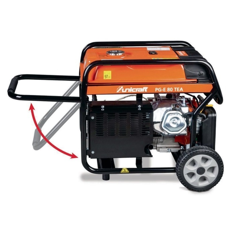 Produktabbildung Nr. 4: UNICRAFT Stromerzeuger PG-E 80 TEA, Benzin, 6,5 kW