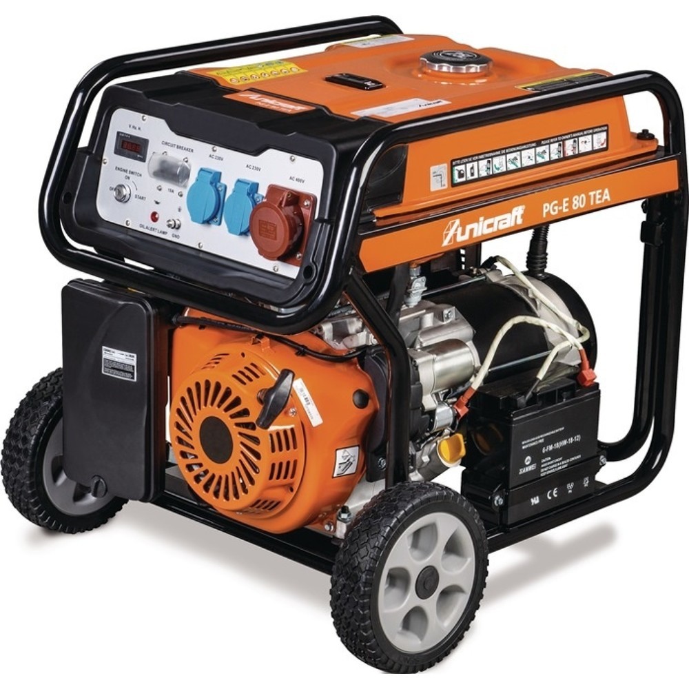 Produktabbildung: UNICRAFT Stromerzeuger PG-E 80 TEA, Benzin, 6,5 kW