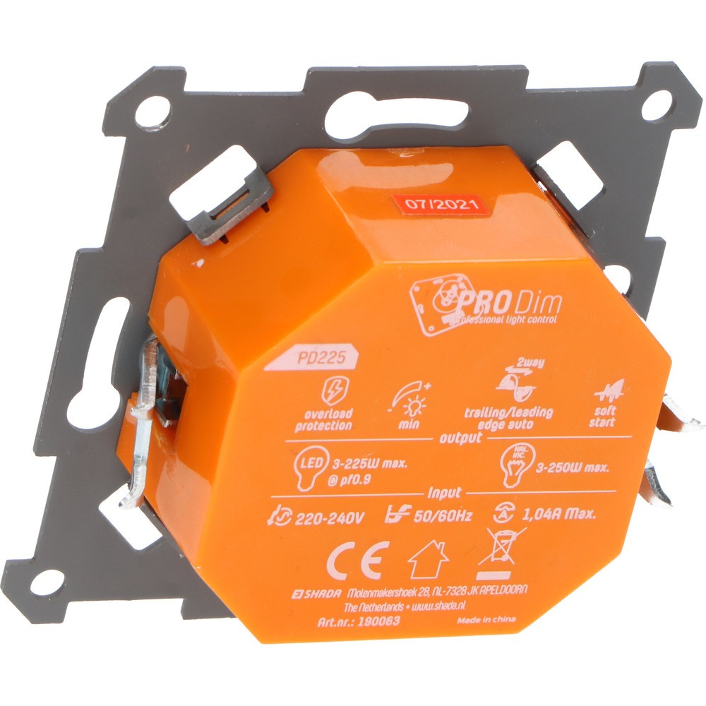 Produktabbildung Nr. 3: Universal-Dimmer - 250W - Auto-Phasenanschnitt-/Phasenabschnittsteuerung - 2-Draht-Systeme