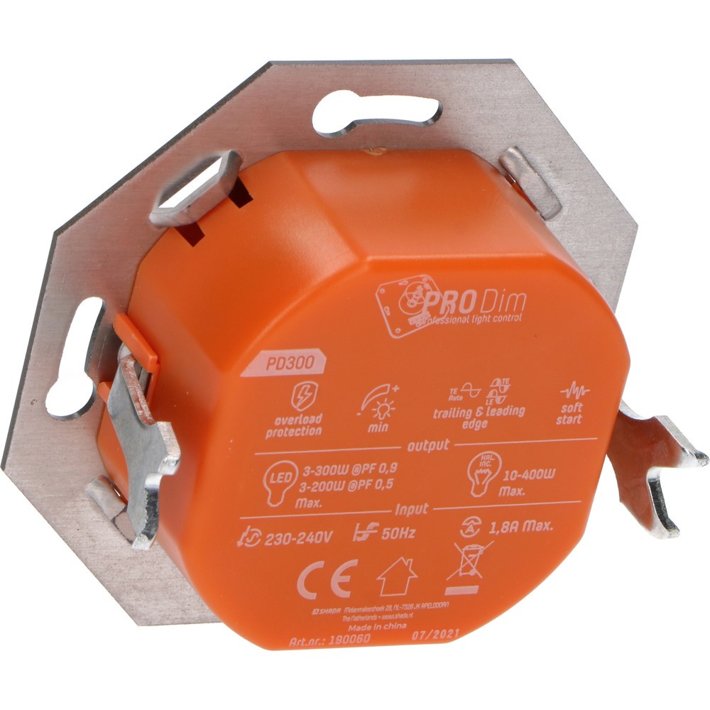 Produktabbildung Nr. 3: Universal-Dimmer - 300W - Phasenanschnitt-/Phasenabschnittsteuerung - 2-Draht-Systeme