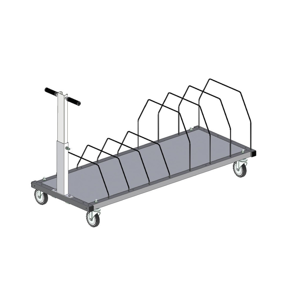 Produktabbildung: Untertischmagazin für Rocholz Packtisch-System, HxBxT 690 x 1.600 x 600 mm