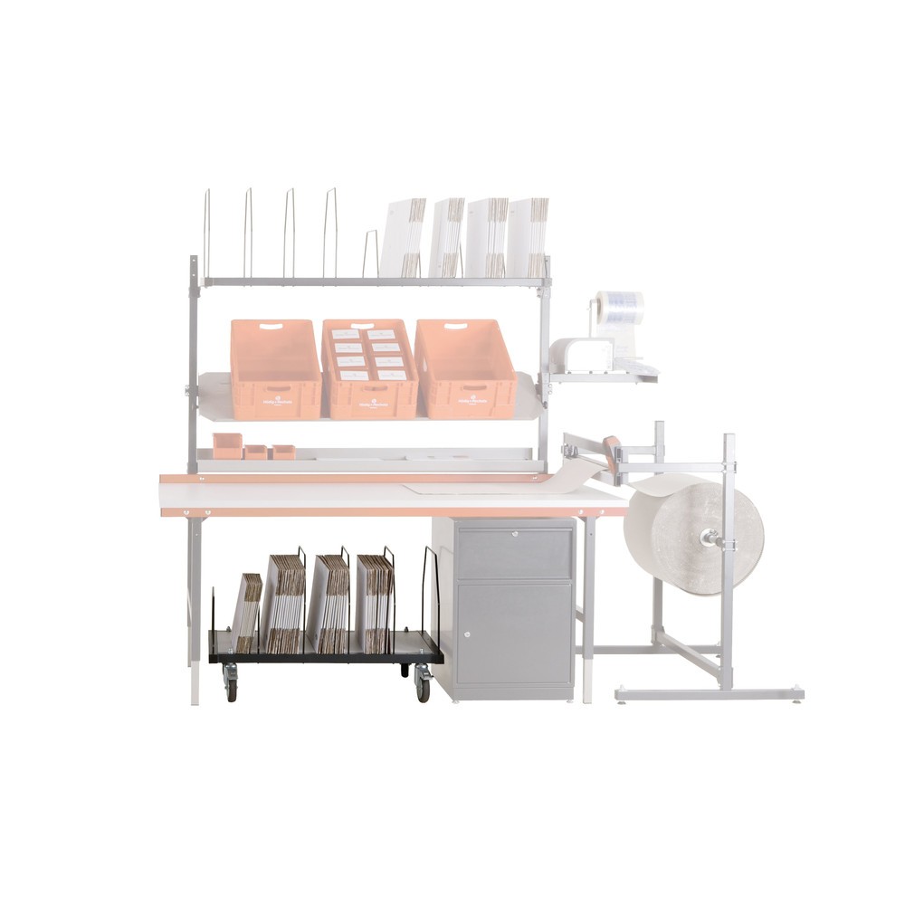 Produktabbildung Nr. 4: Untertischmagazin für Rocholz Packtisch-System, HxBxT 690 x 1.015 x 600 mm