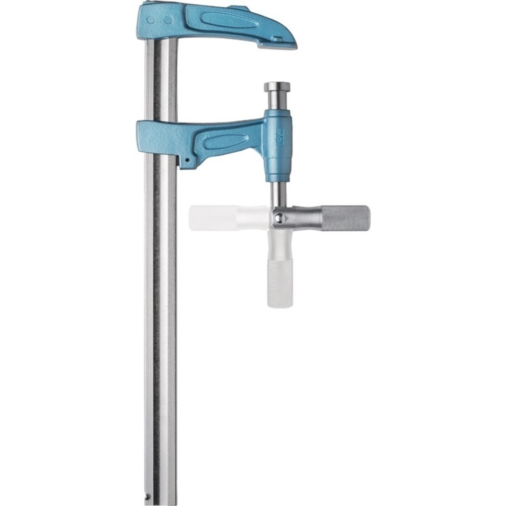 Produktabbildung: URKO Schraubzwinge 4003-H, Spannweite 300 mm Ausladung 140 mm, Metallklappgriff