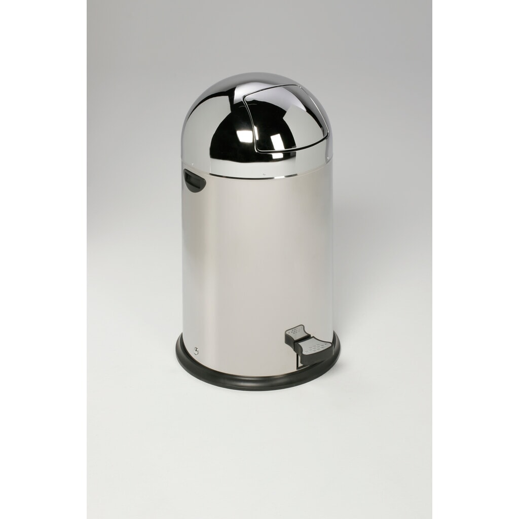 Produktabbildung: VAR® Tret-Abfallsammler Edelstahl, 22 Liter