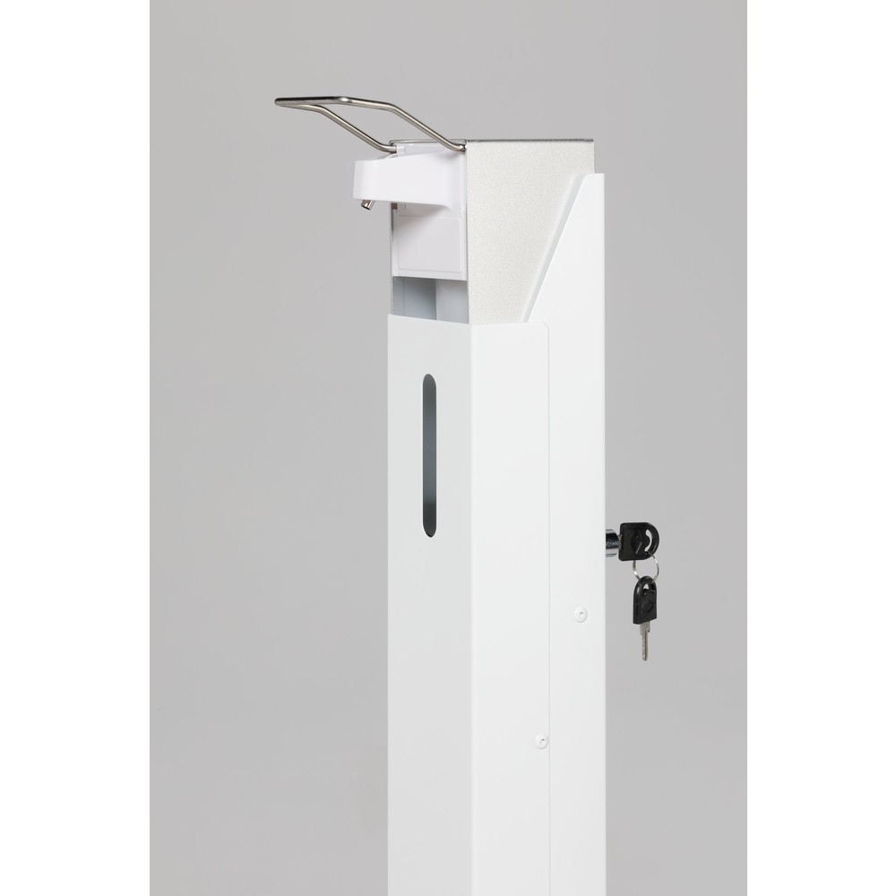 Produktabbildung Nr. 2: VAR® Handdesinfektionsspender HDS 105, Bodenmontage, mit Spender, weiß