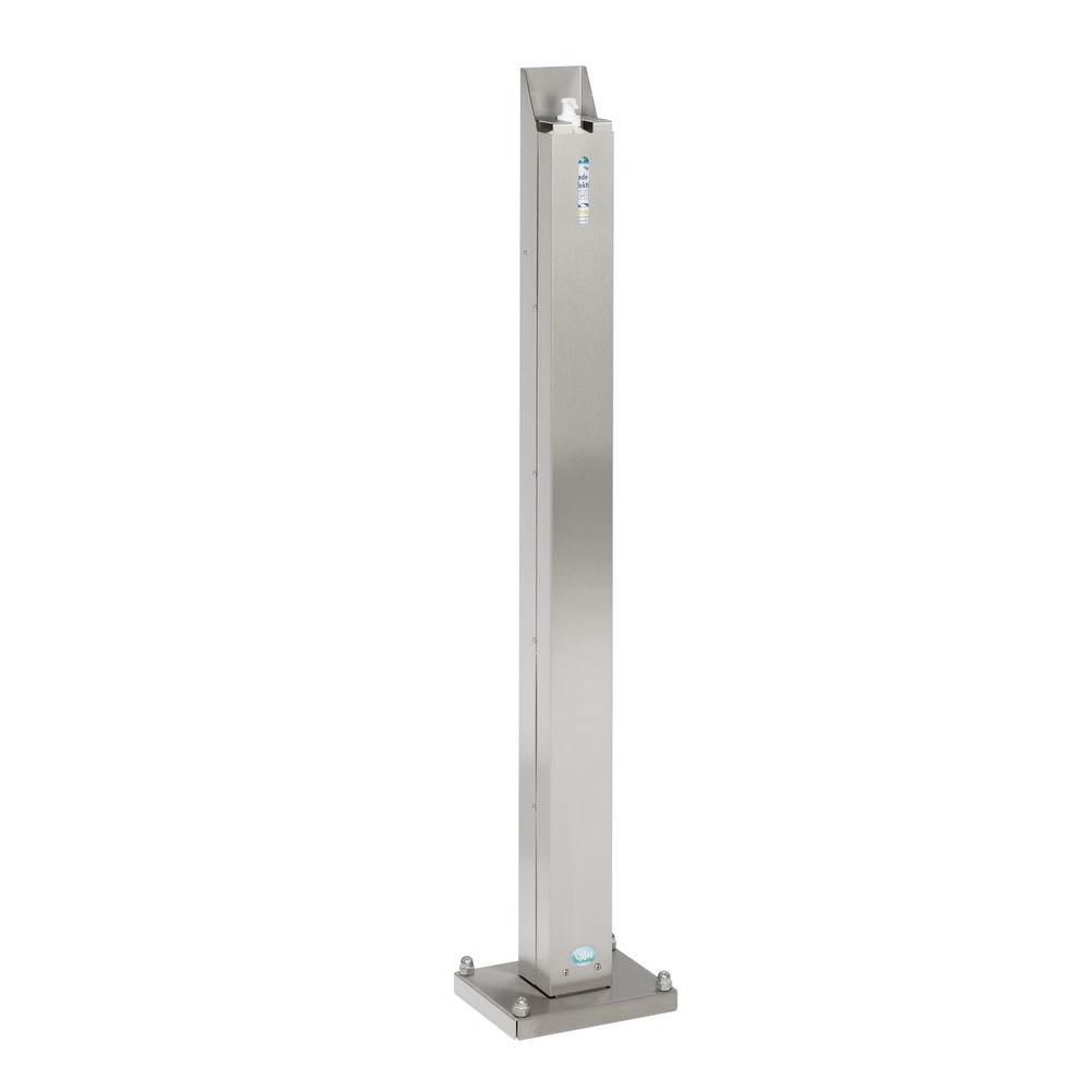 Produktabbildung: VAR® Handdesinfektionsspender HDS 106, Bodenmontage, Edelstahl