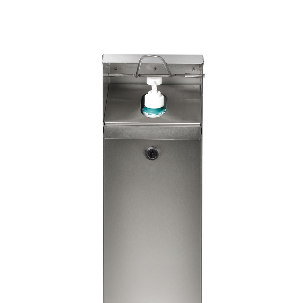Produktabbildung Nr. 2: VAR® Handdesinfektionsspender HDS 124, Bodenmontage, antiksilber
