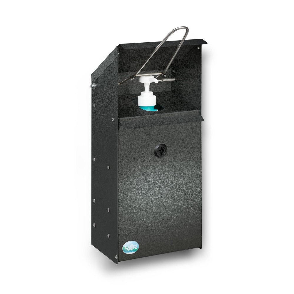 Produktabbildung: VAR® Handdesinfektionsspender HDS 41, Wandmontage, antiksilber