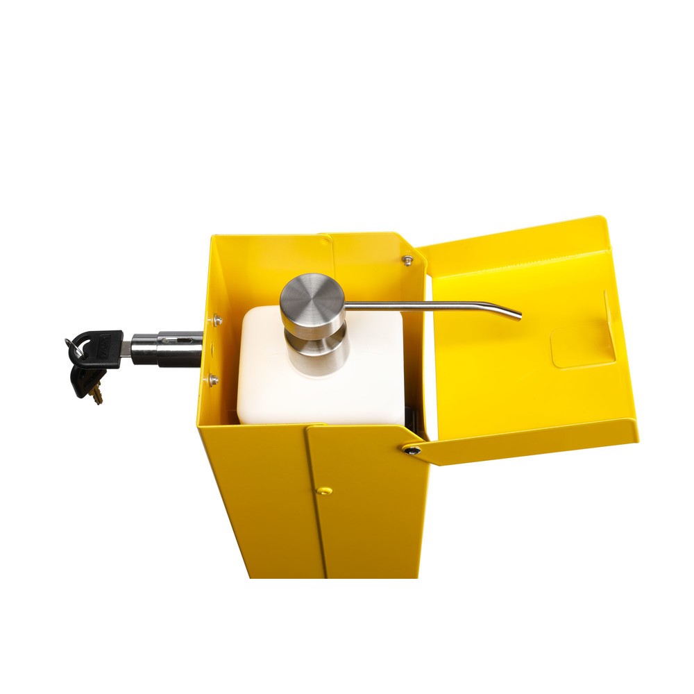 Produktabbildung Nr. 2: VAR ® Handdesinfektionsspender HDS 85, Bodenmontage, mit Spender u. Fußpedal, gelb