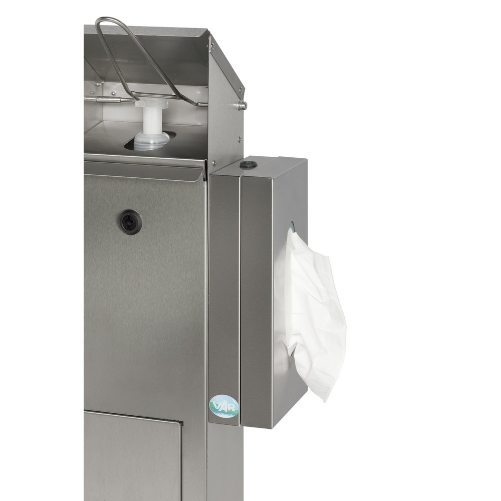 Produktabbildung Nr. 2: VAR® Handdesinfektionsspender HDS BOX 116, Bodenmontage, Edelstahl