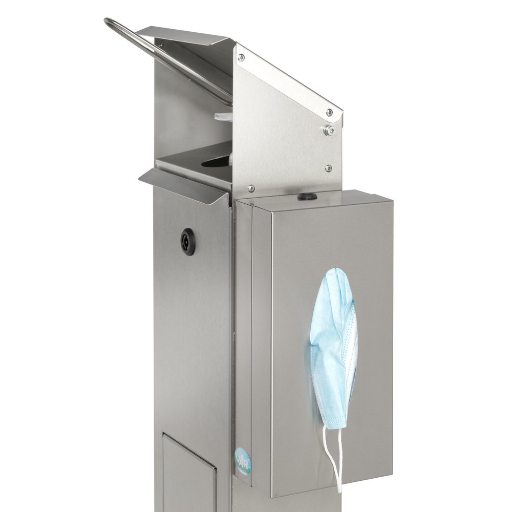 Produktabbildung Nr. 3: VAR® Handdesinfektionsspender HDS BOX 116, Bodenmontage, Edelstahl