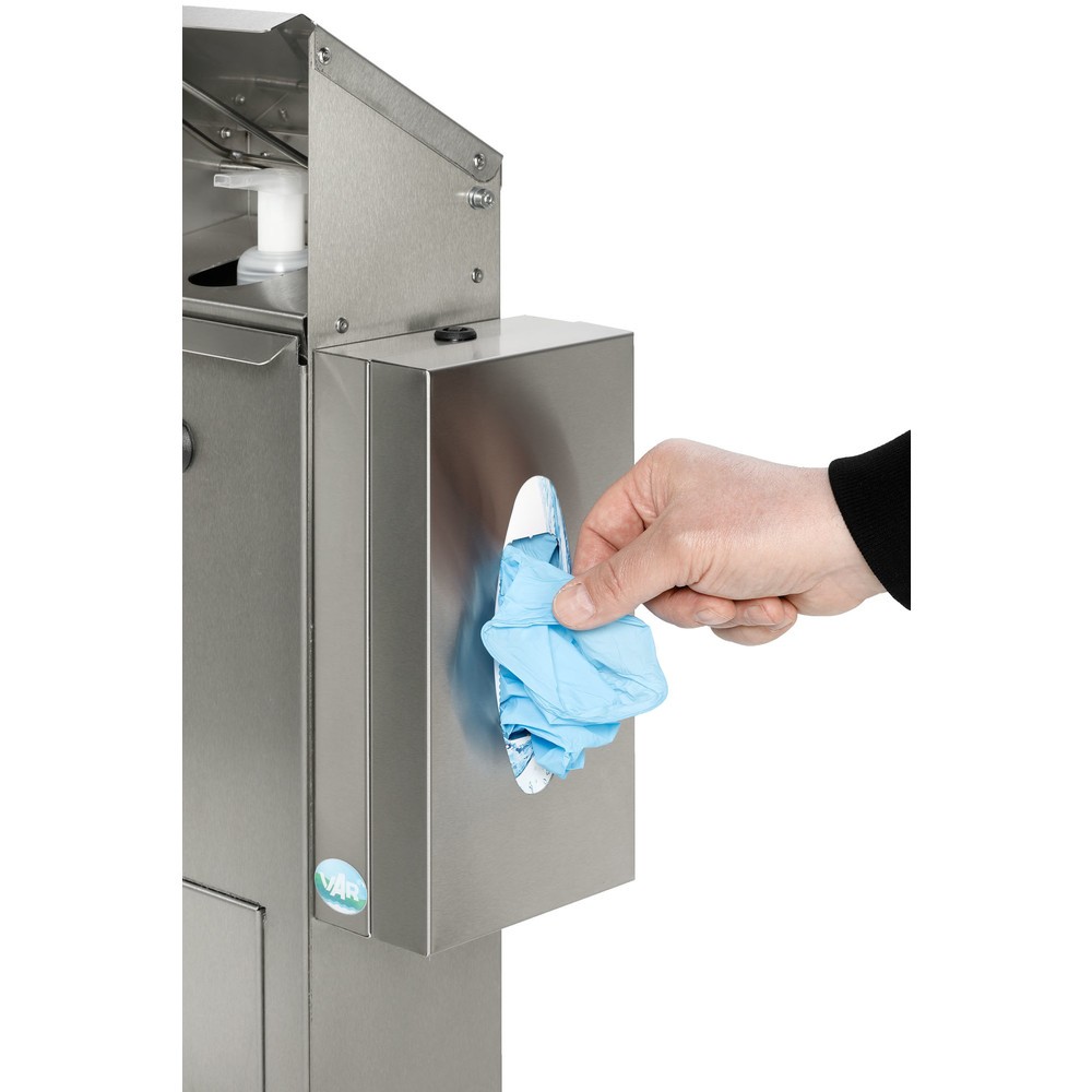Produktabbildung Nr. 6: VAR® Handdesinfektionsspender HDS BOX 116, Bodenmontage, Edelstahl