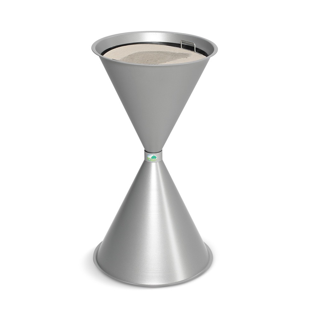 Produktabbildung: VAR® Standascher CLASSIC, Stahl, silber