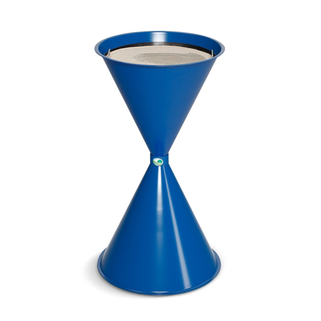 VAR® Standascher CLASSIC, Stahl, enzianblau Produktabbildung: VAR® Standascher CLASSIC, Stahl, enzianblau