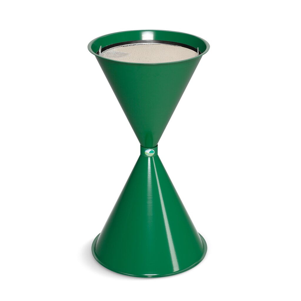 VAR® Standascher CLASSIC, Stahl, smaragdgrün Produktabbildung: VAR® Standascher CLASSIC, Stahl, smaragdgrün