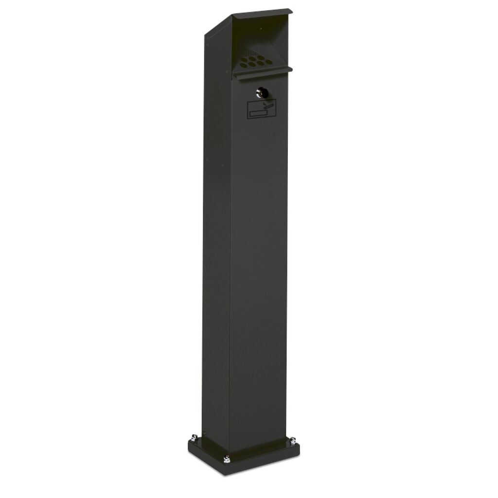 Produktabbildung: VAR® Standascher Säule, 1 Inneneinsatz, antik-silber