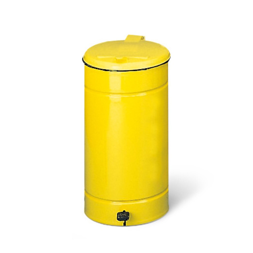 Produktabbildung Nr. 1: VAR® Tret-Abfallsammler Euro-Pedal, 60 Liter, Korpus gelb Deckel gelb