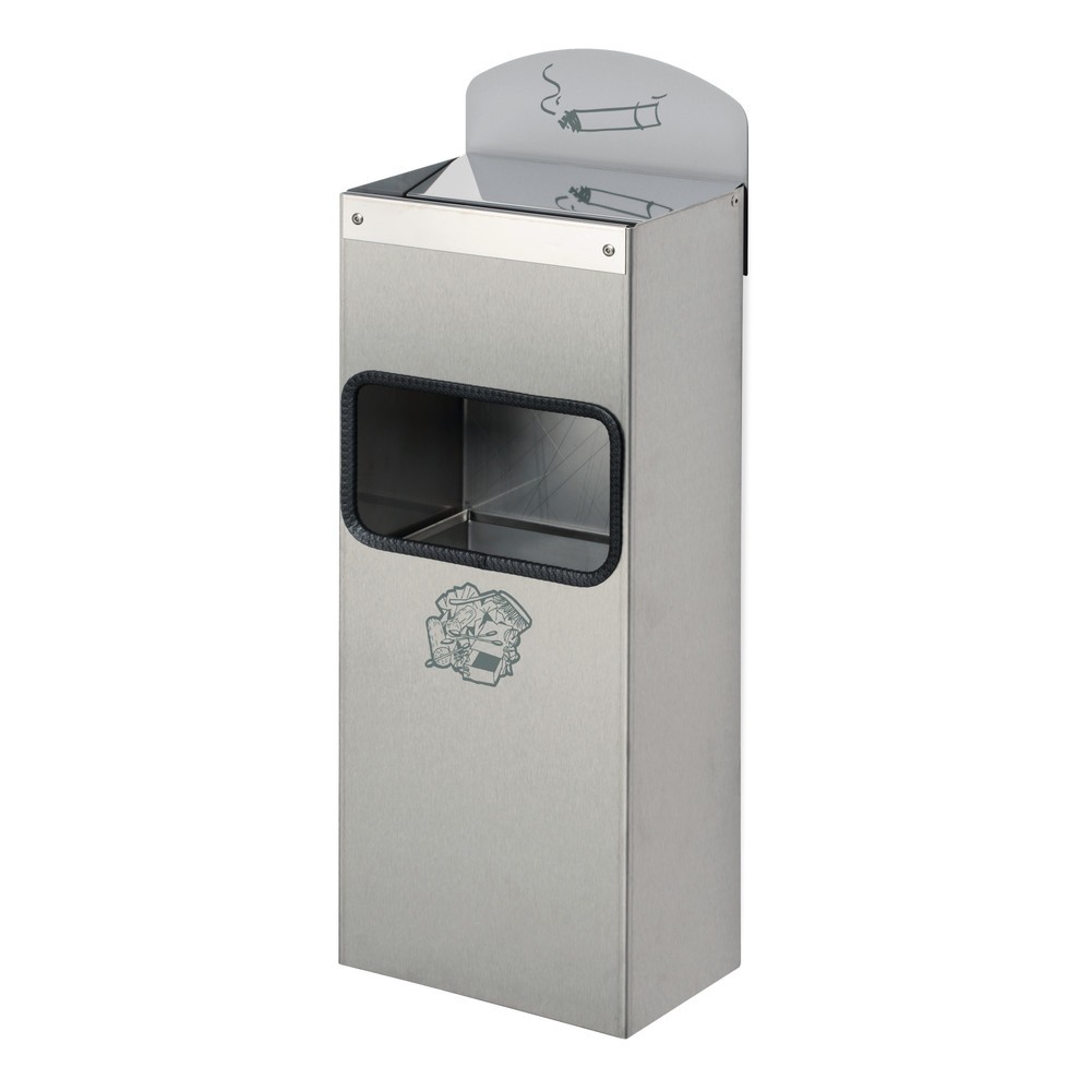 Produktabbildung: VAR® Wandascher, Edelstahl, Kombimodell