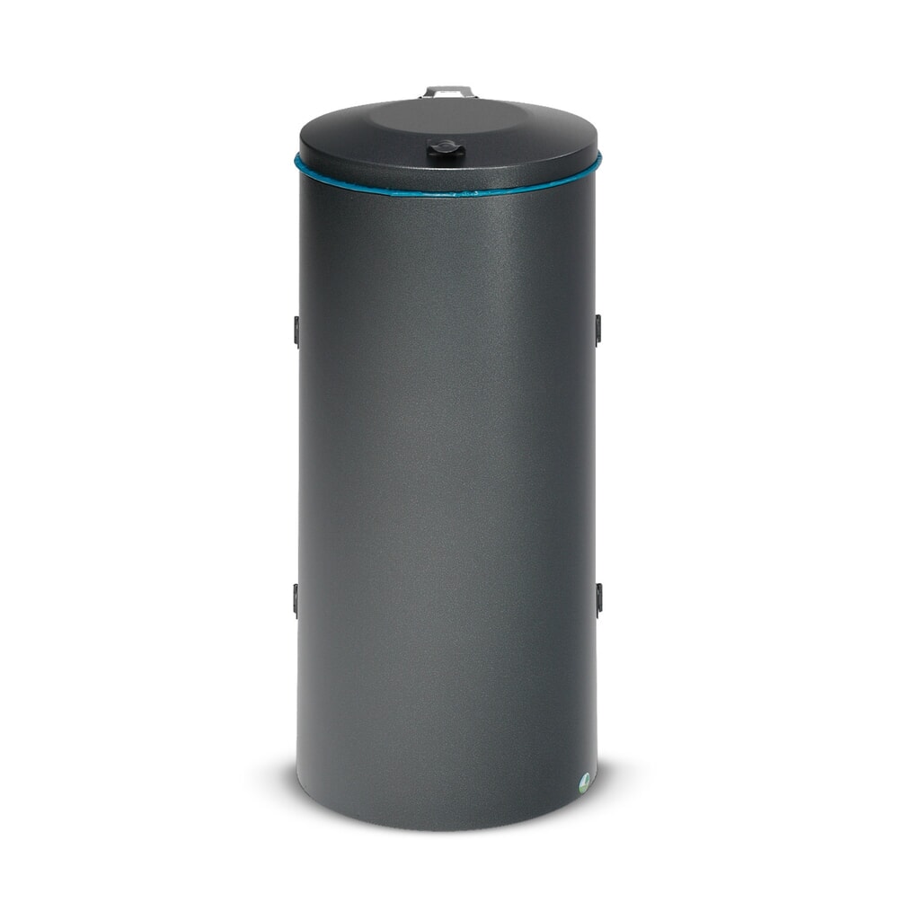 VAR® Wertstoffsammler, 120 Liter, Doppelflügeltür, anthrazit Produktabbildung Nr. 2: VAR® Wertstoffsammler, 120 Liter, Doppelflügeltür, anthrazit