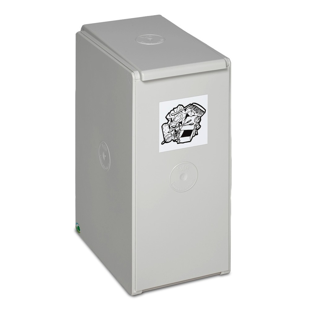 Produktabbildung: VAR® Wertstoffsammler, 40 Liter, Deckel lichtgrau