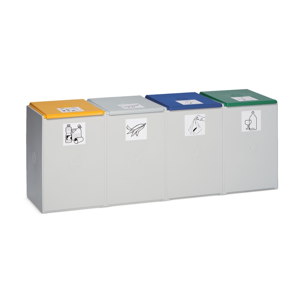 Produktabbildung Nr. 2: VAR® Wertstoffsammler, 40 Liter, 4-fach