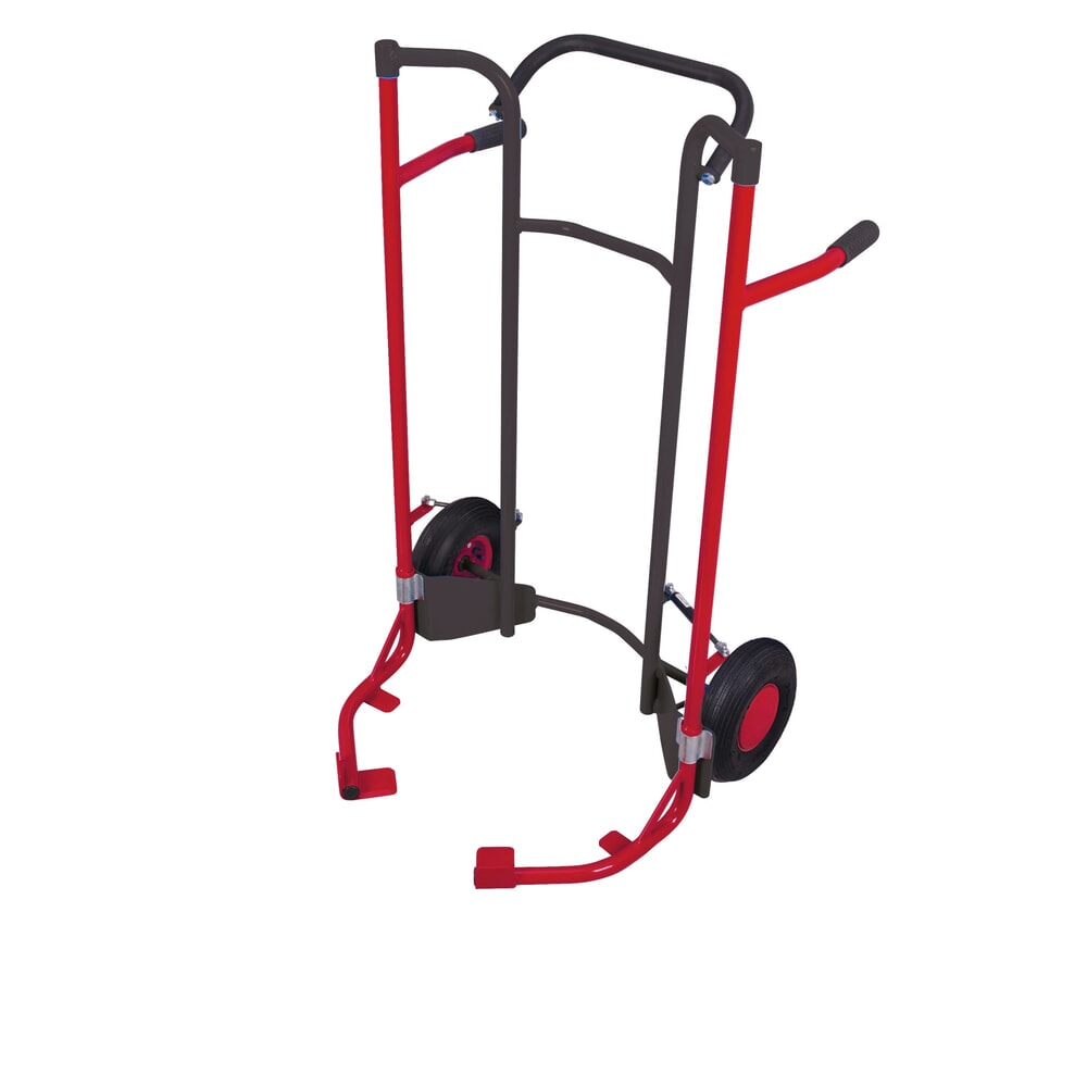 VARIOfit® Reifen-Sackkarre aus Stahl, Tragkraft 200 kg, für 5 Reifen, Luft-Bereifung, ohne Stützräder, anthrazitgrau Produktabbildung: VARIOfit® Reifen-Sackkarre aus Stahl, Tragkraft 200 kg, für 5 Reifen, Luft-Bereifung, ohne Stützräder, anthrazitgrau