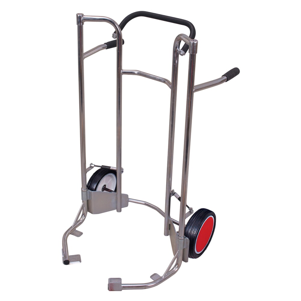 Produktabbildung: VARIOfit® Reifen-Sackkarre aus Stahl, Tragkraft 200 kg, verzinkt, für 5 Reifen, Vollgummi-Bereifung