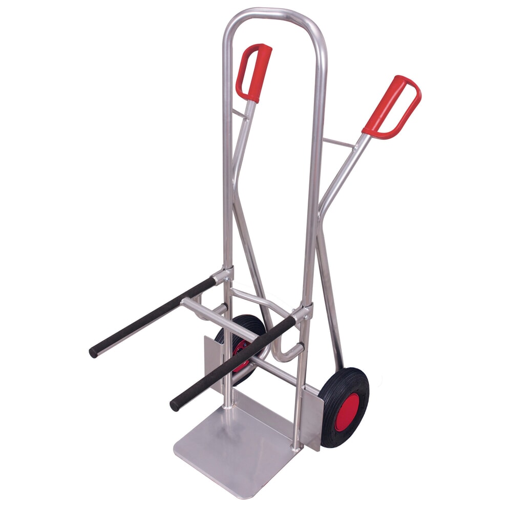 VARIOfit® Stuhl-Sackkarre aus Aluminium, Tragkraft 250 kg, Schaufel BxT 320 x 250 mm, Luft-Bereifung Produktabbildung: VARIOfit® Stuhl-Sackkarre aus Aluminium, Tragkraft 250 kg, Schaufel BxT 320 x 250 mm, Luft-Bereifung