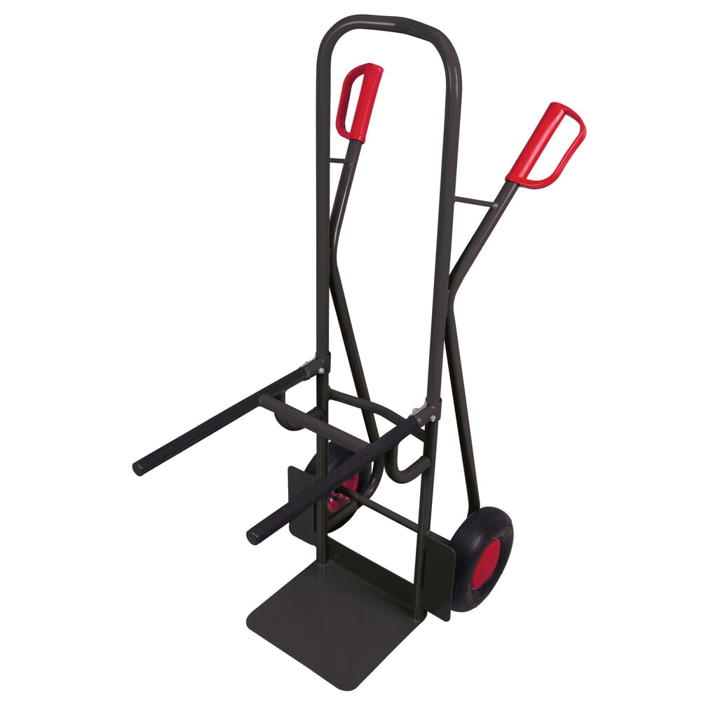 VARIOfit® Stuhl-Sackkarre aus Stahl, Tragkraft 250 kg, Schaufel BxT 320 x 250 mm, Luft-Bereifung, anthrazitgrau Produktabbildung: VARIOfit® Stuhl-Sackkarre aus Stahl, Tragkraft 250 kg, Schaufel BxT 320 x 250 mm, Luft-Bereifung, anthrazitgrau