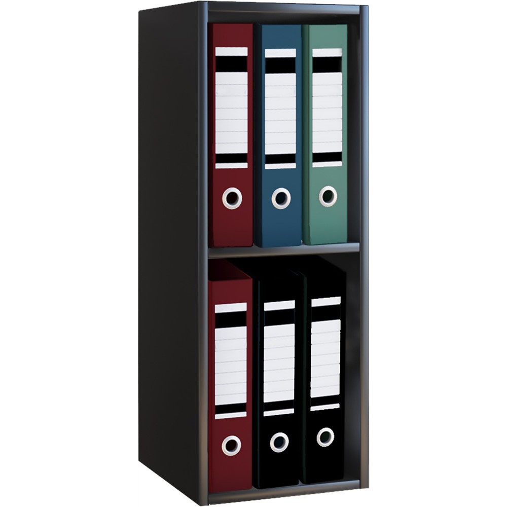 Produktabbildung Nr. 1: VCM Büro-Regal Offas 2-Fach, schwarz