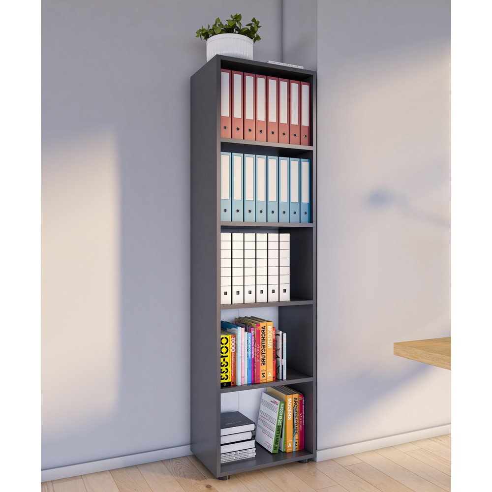 Produktabbildung Nr. 2: VCM Regal Ulas 5-fach, anthrazit