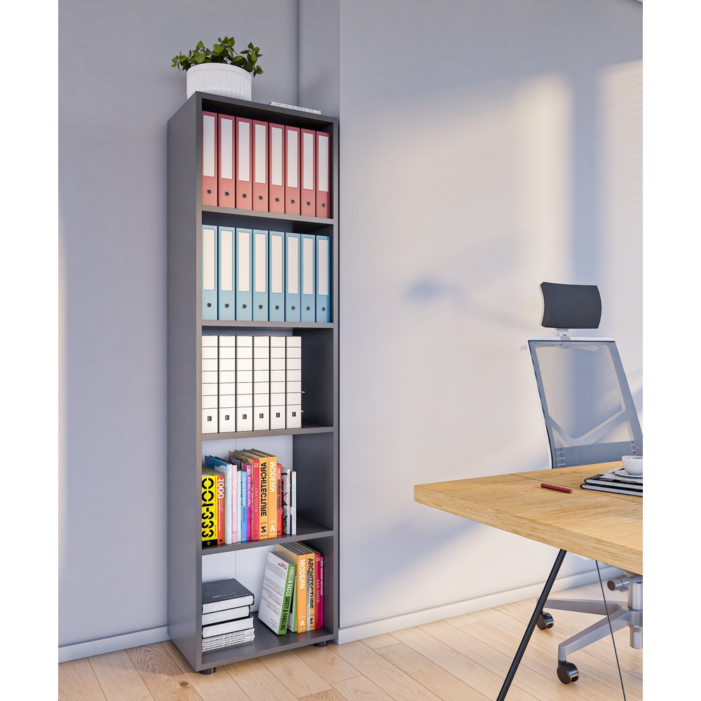 Produktabbildung Nr. 3: VCM Regal Ulas 5-fach, anthrazit