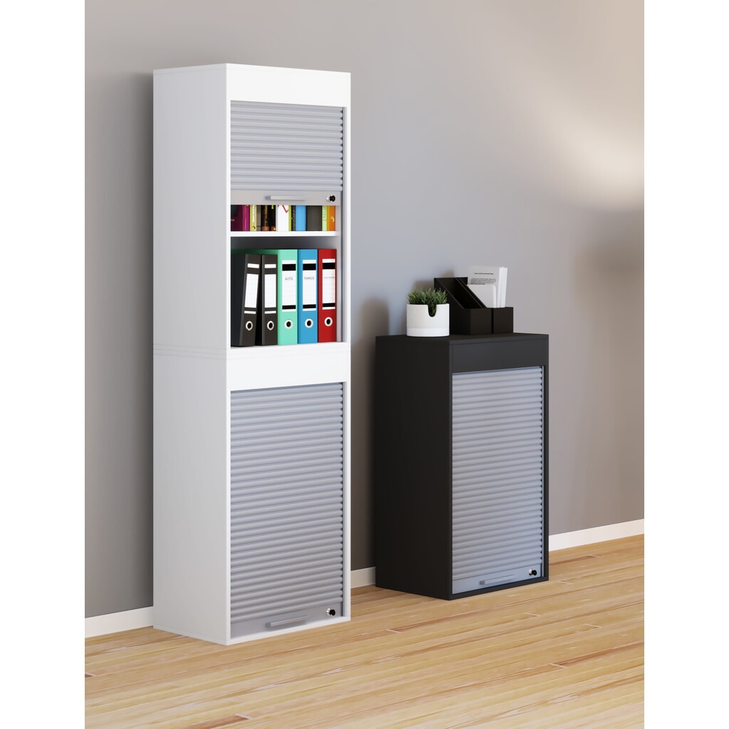 VCM Büroschrank Aktos XL, grau Produktabbildung Nr. 2: VCM Büroschrank Aktos XL, grau