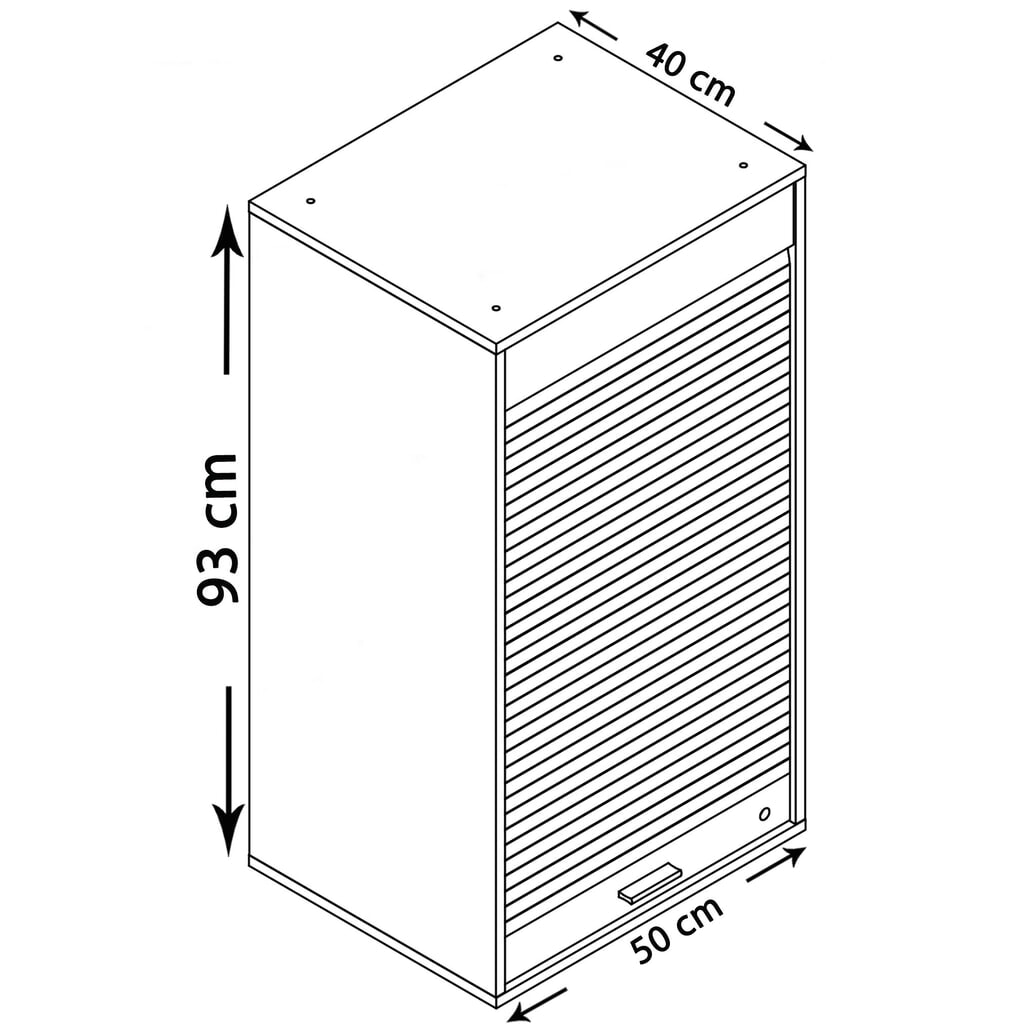 VCM Büroschrank Aktos XL, grau Produktabbildung Nr. 3: VCM Büroschrank Aktos XL, grau