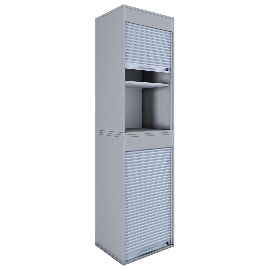VCM Büroschrank Aktos XL, grau Produktabbildung: VCM Büroschrank Aktos XL, grau